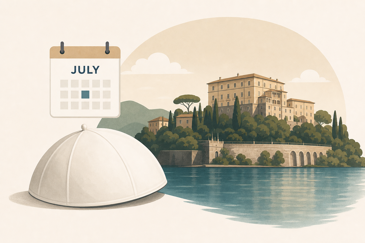 Pope Leo XIV will spend summer holidays in July in Castel Gandolfo