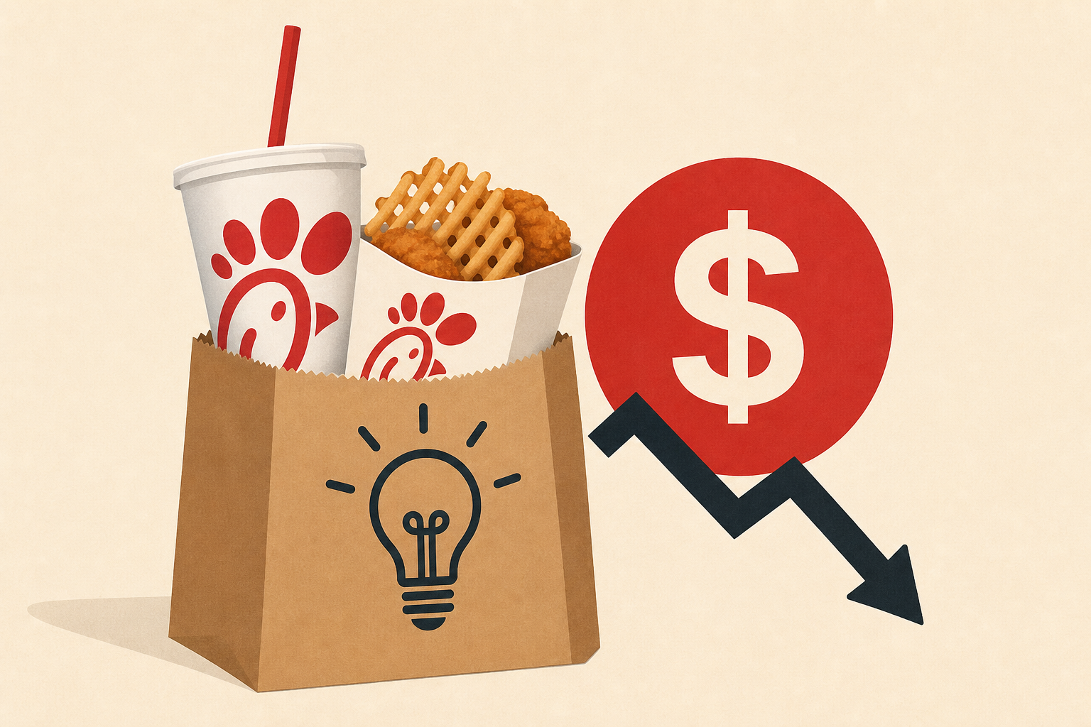 Dad's clever hack to feed family for cheap at Chick-fil-A