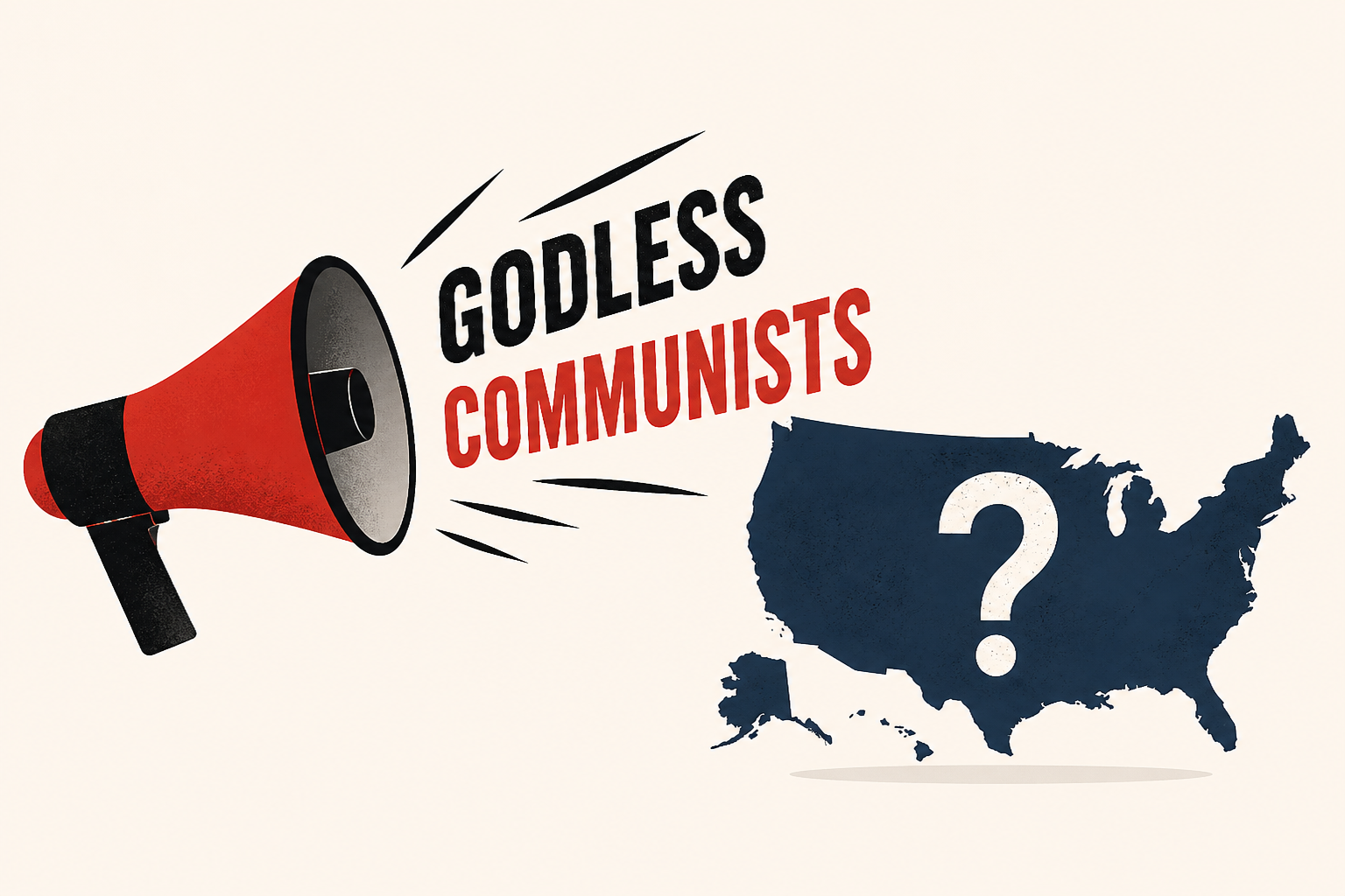 Trump's bashing Dems as 'Godless communists.' Does America care?