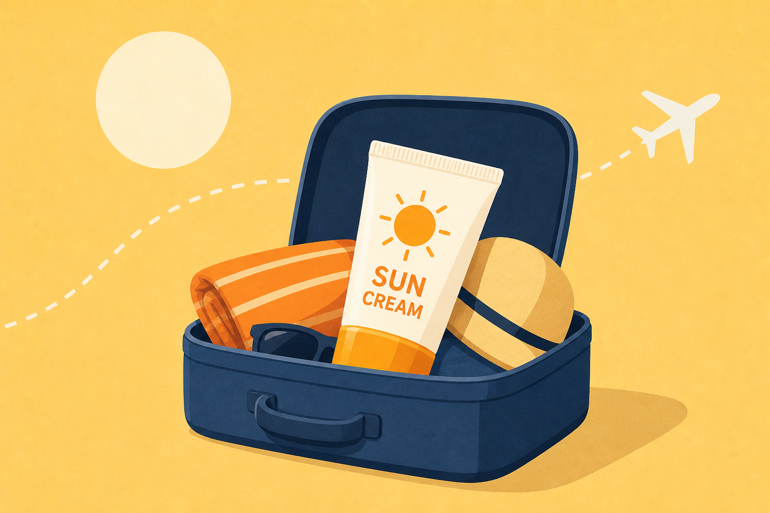 Travellers are now stuffing their bags with sun cream