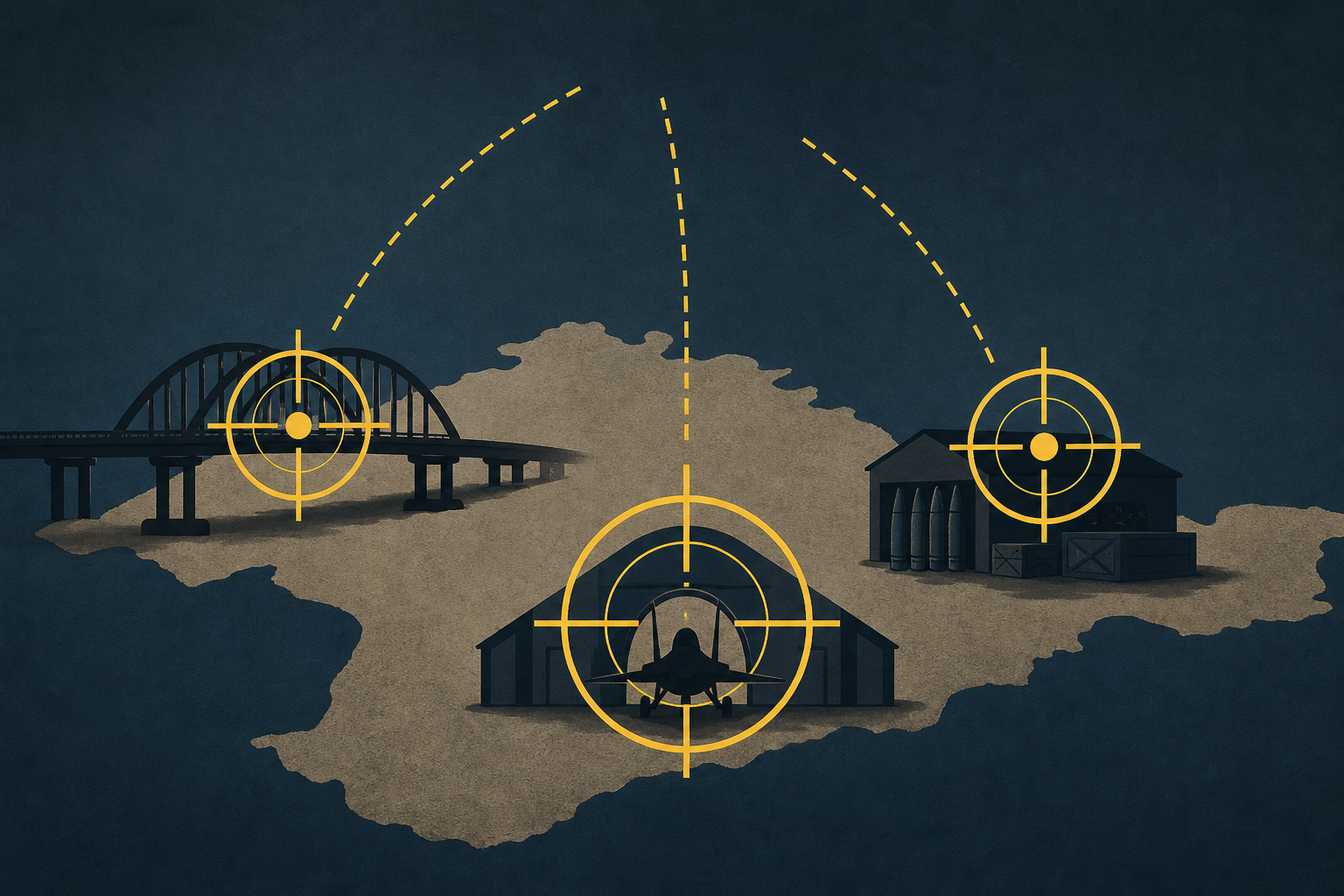 ​Ukraine Strikes Key Air Base in Crimea, Bridges and Ammunition Depots in Coordinated Overnight Operation
