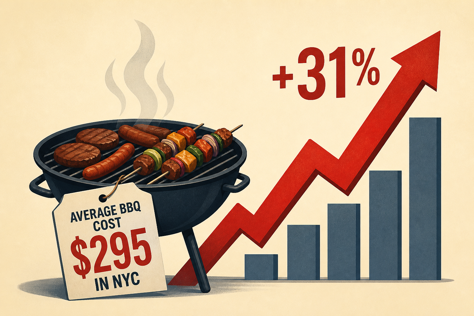 Cost of average 4th of July BBQ jumps 31% in NYC to $295