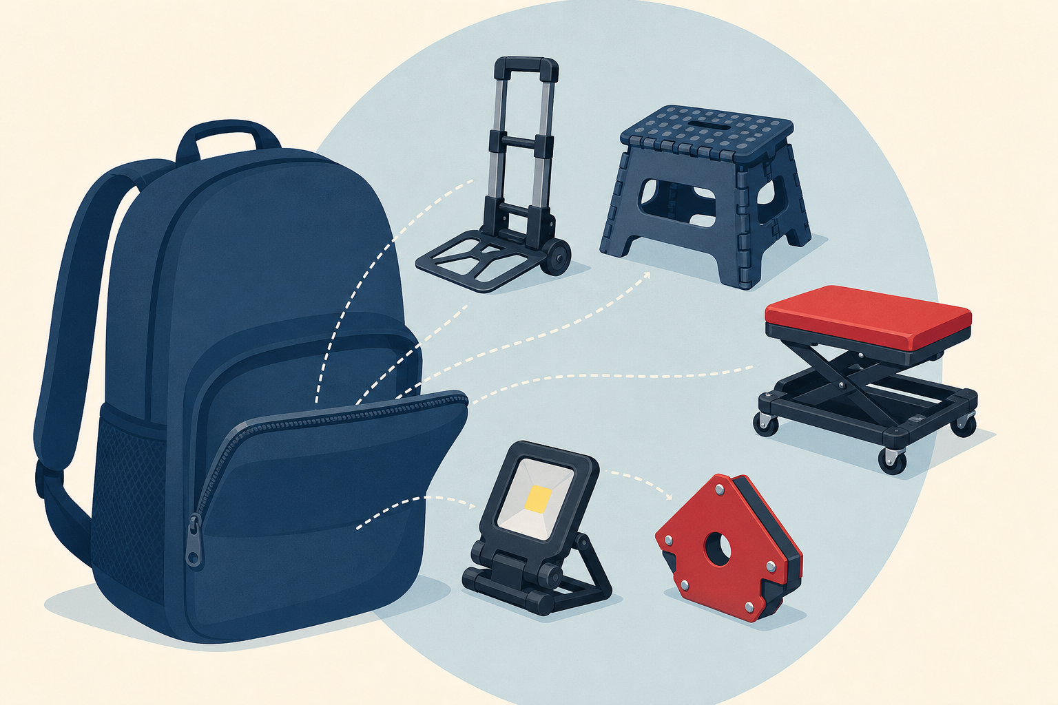 5 Foldable Harbor Freight Finds That Can Easily Fit Into Your Pocket Or Backpack