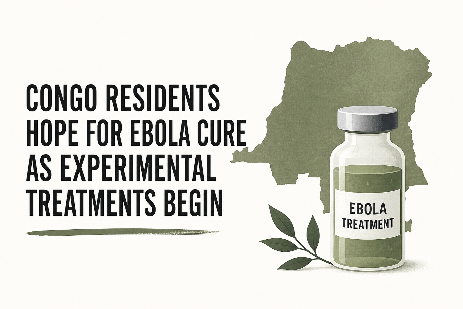 Congo residents hope for Ebola cure as experimental treatments begin