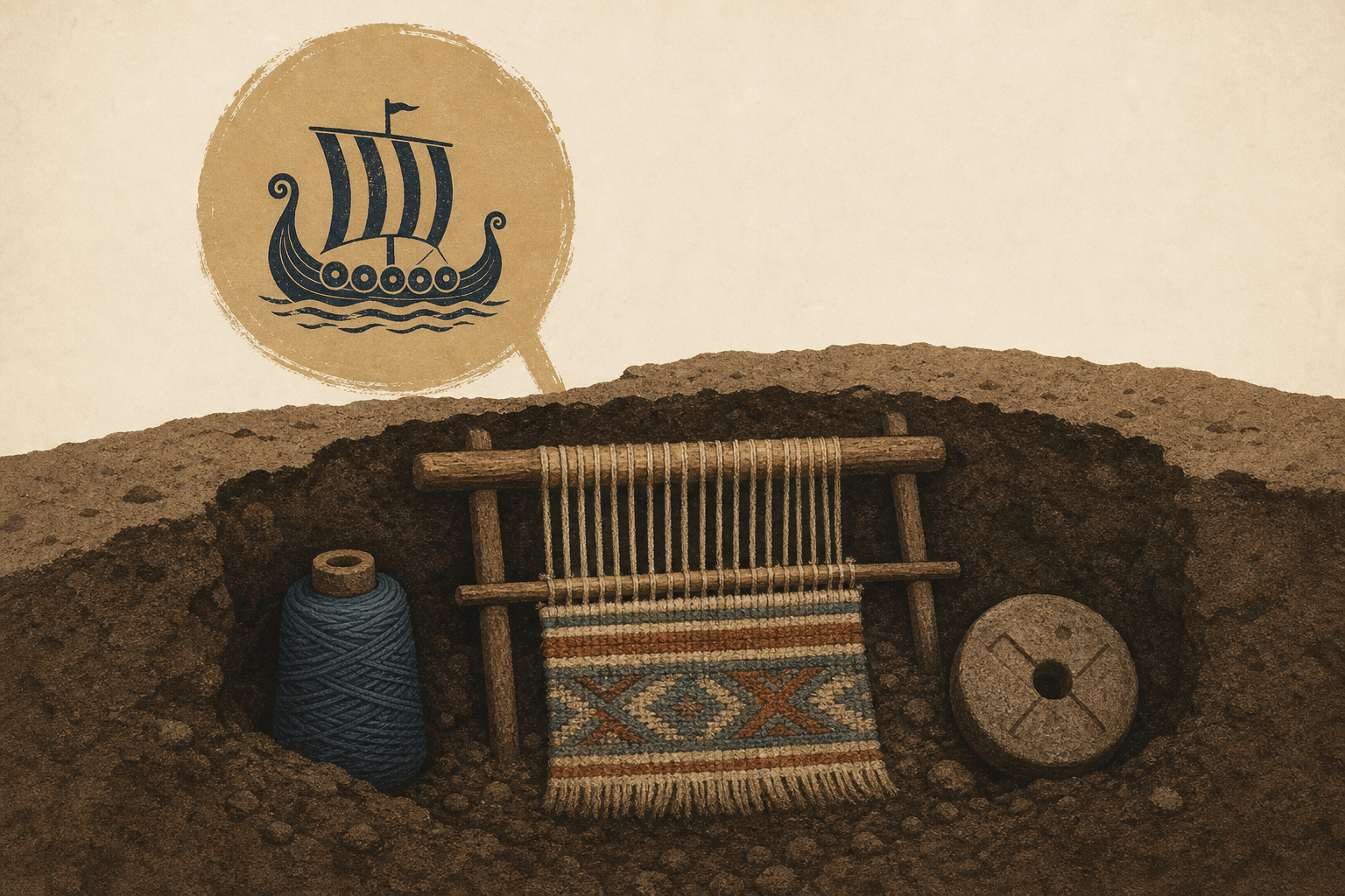 Spectacular find: 1,000-year-old Viking textile workshop unearthed