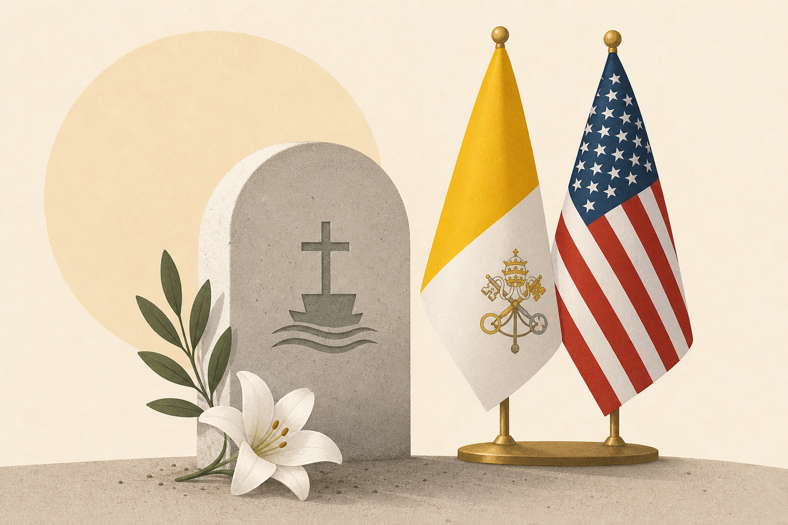 Pope Leo spends July 4th at migrant cemetery in Italy, meets with U.S. ambassador