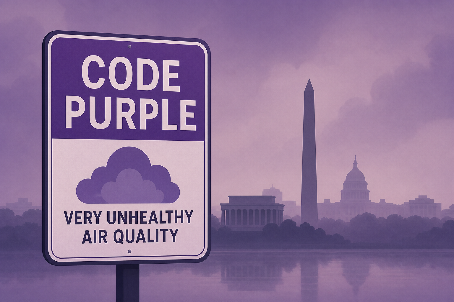 D.C. Facing ‘Code Purple’ Air Quality Following Massive Independence Day Fireworks Display