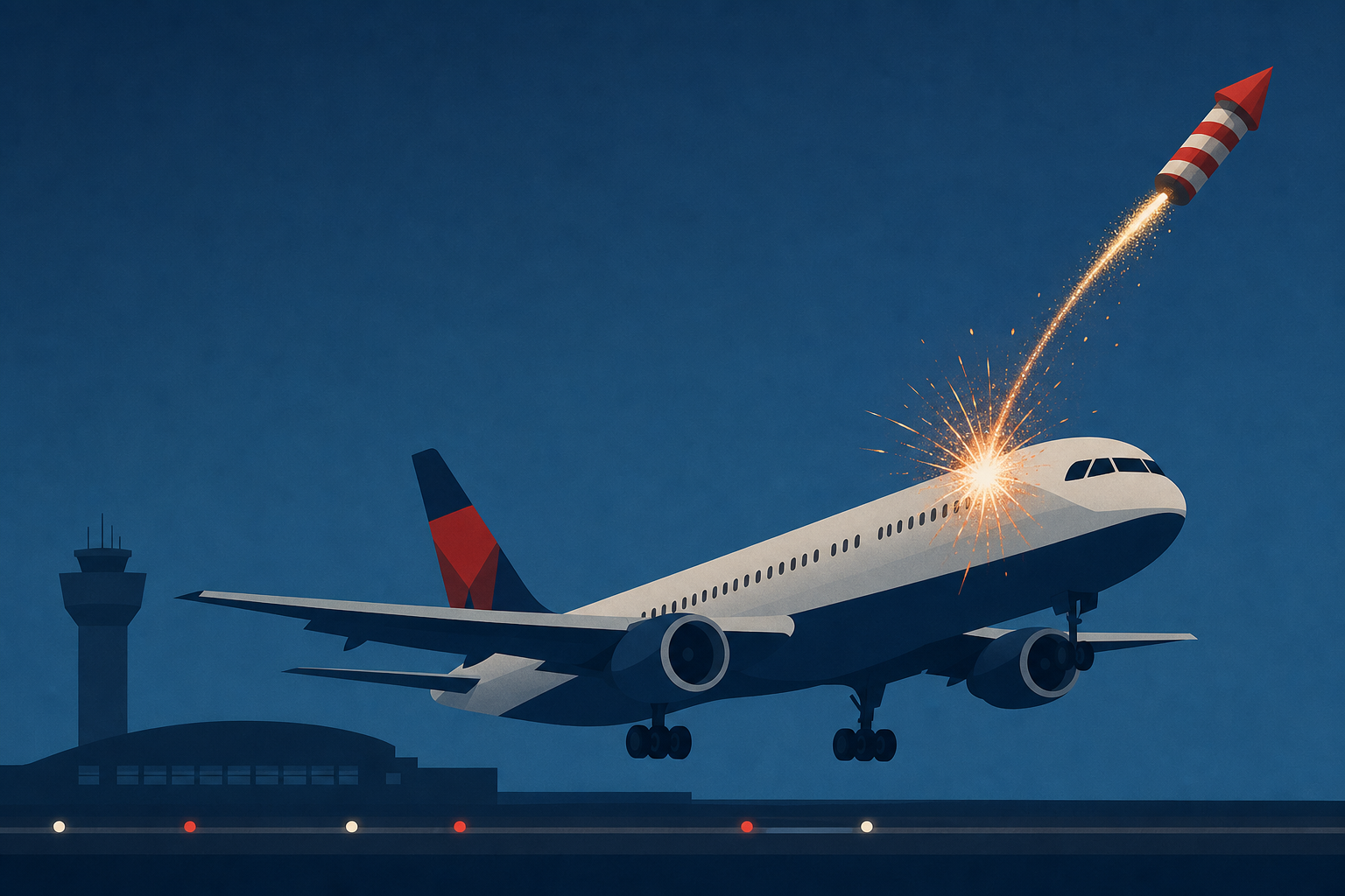 Plane reportedly hit by firework while landing at Midway on Fourth of July: Delta Air Lines