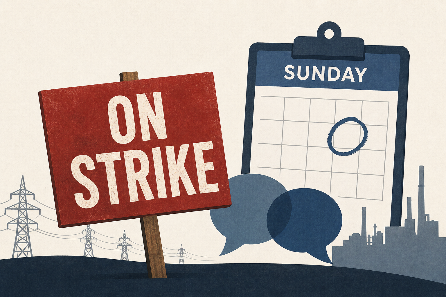 PECO workers remain on strike; negotiations to resume Sunday