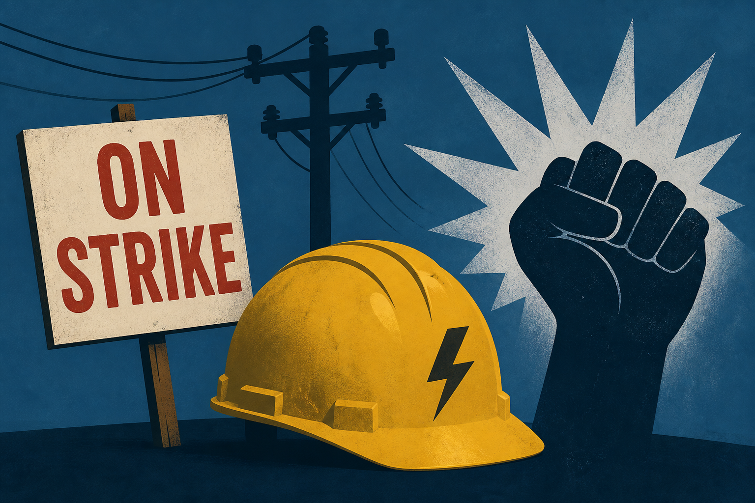 IBEW Local 614 reports assaults as PECO strike nears second day