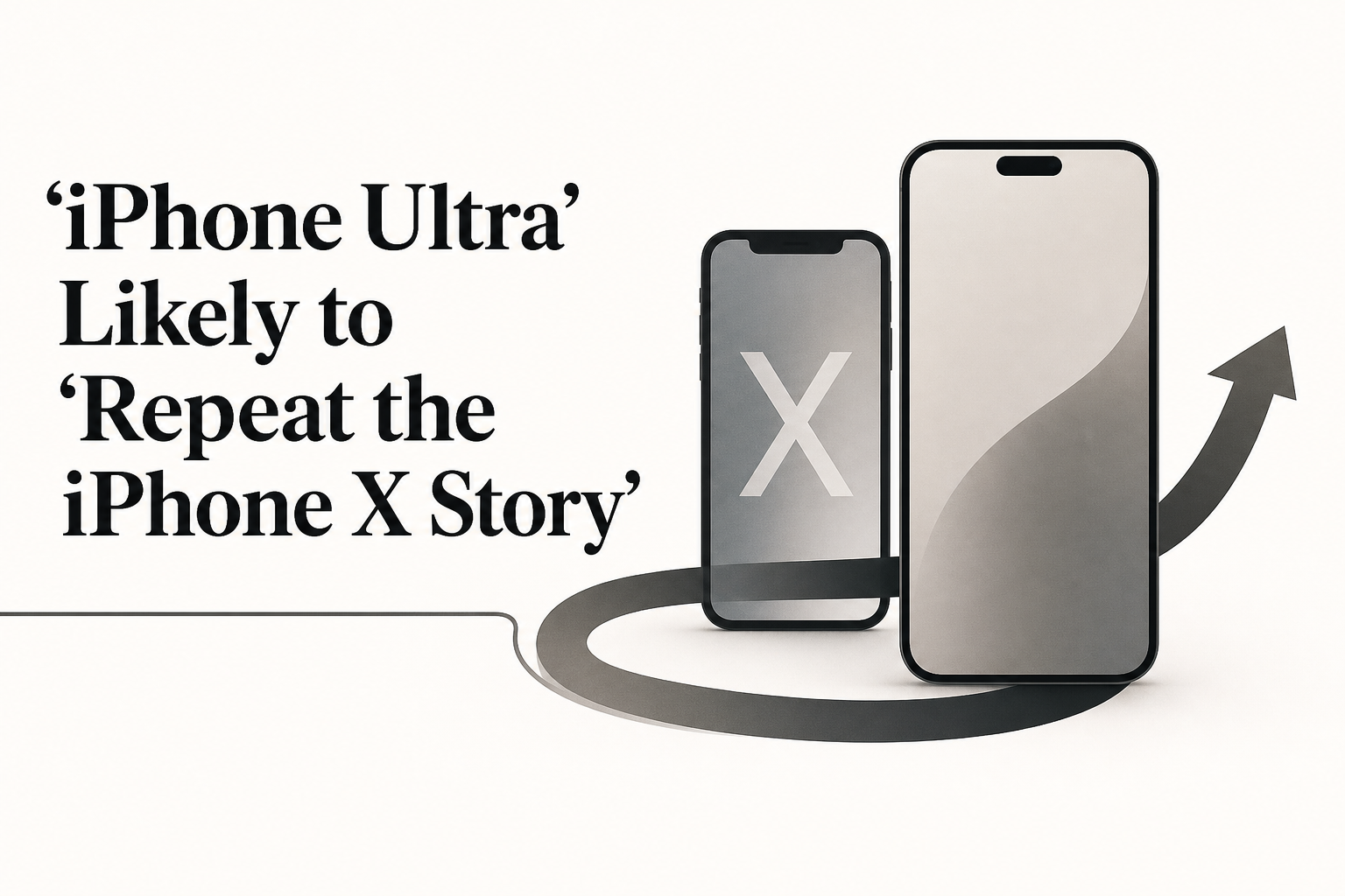 'iPhone Ultra' Likely to 'Repeat the iPhone X Story'
