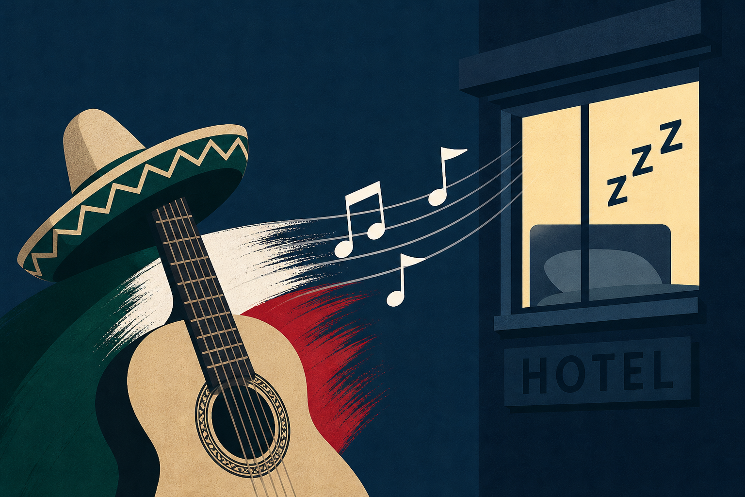 Mexico fans' serenata outside England hotel woke me up, and probably Three Lions too