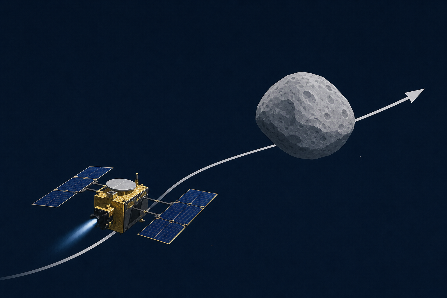 Japan's Hayabusa2 probe completes flyby of Torifune asteroid