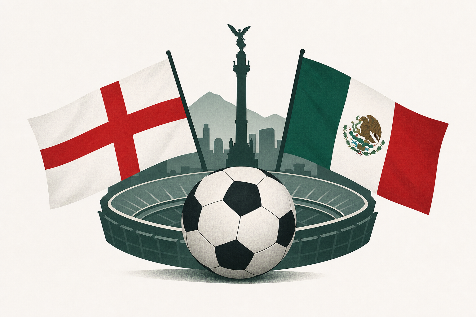 Sunday night's England-Mexico game in Mexico City figures to be massive