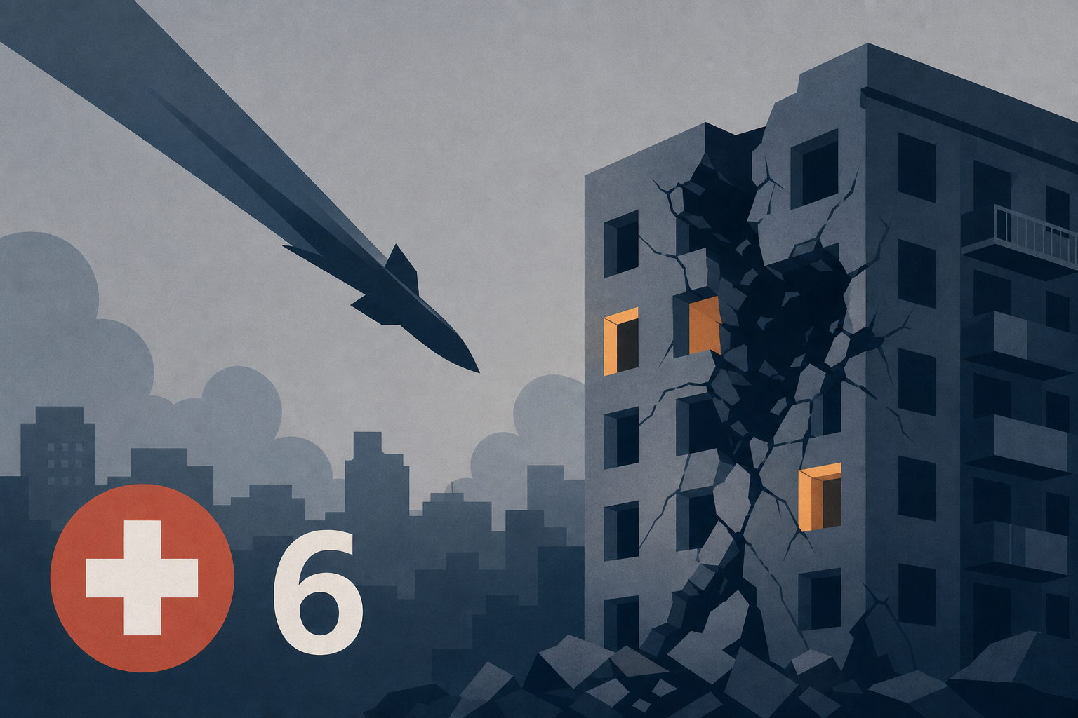 Breaking: Large-scale Russian attack on Kyiv damages residential buildings, injures at least 6