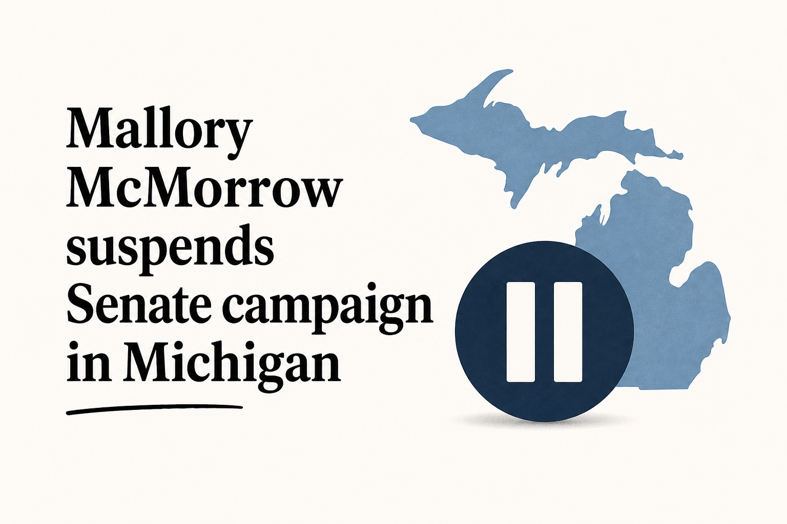 Mallory McMorrow suspends Senate campaign in Michigan