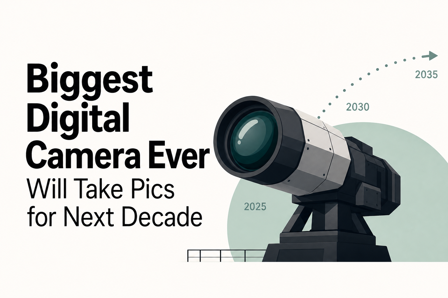 Biggest Digital Camera Ever Will Take Pics for Next Decade