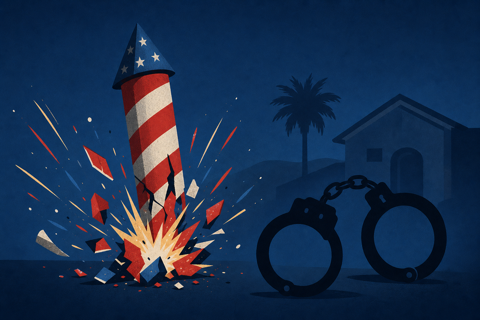 Woman dies after 4th of July fireworks explosion in Chino, man arrested