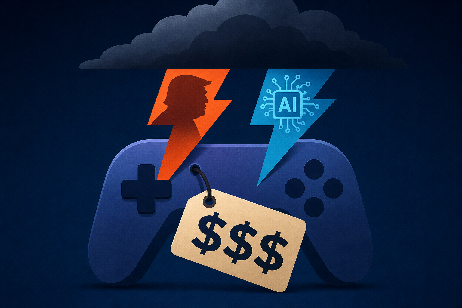 Video games are a fortune. Blame Trump and AI.