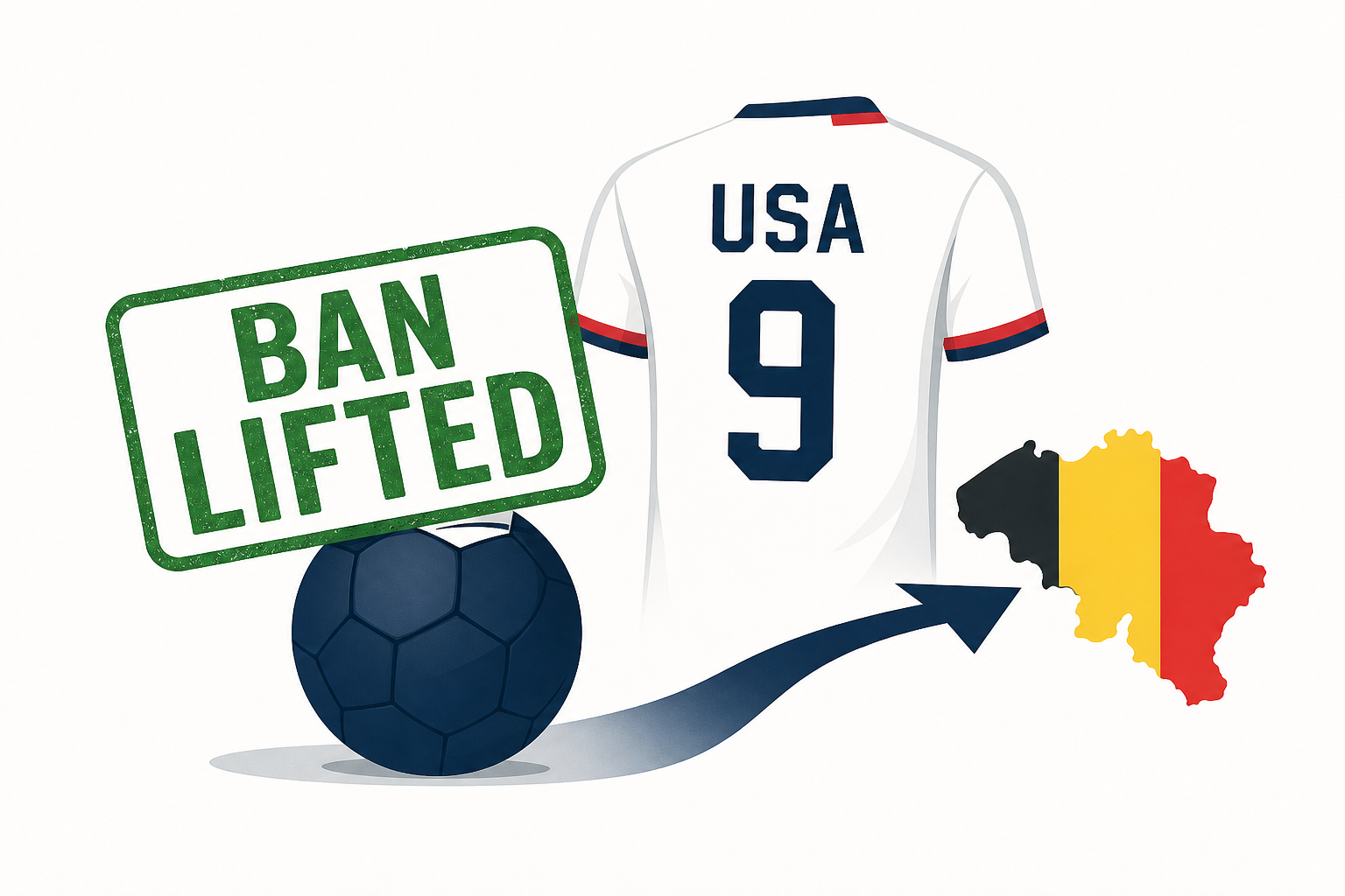 Folarin Balogun's ban is lifted by FIFA, allowing U.S. striker to play Belgium