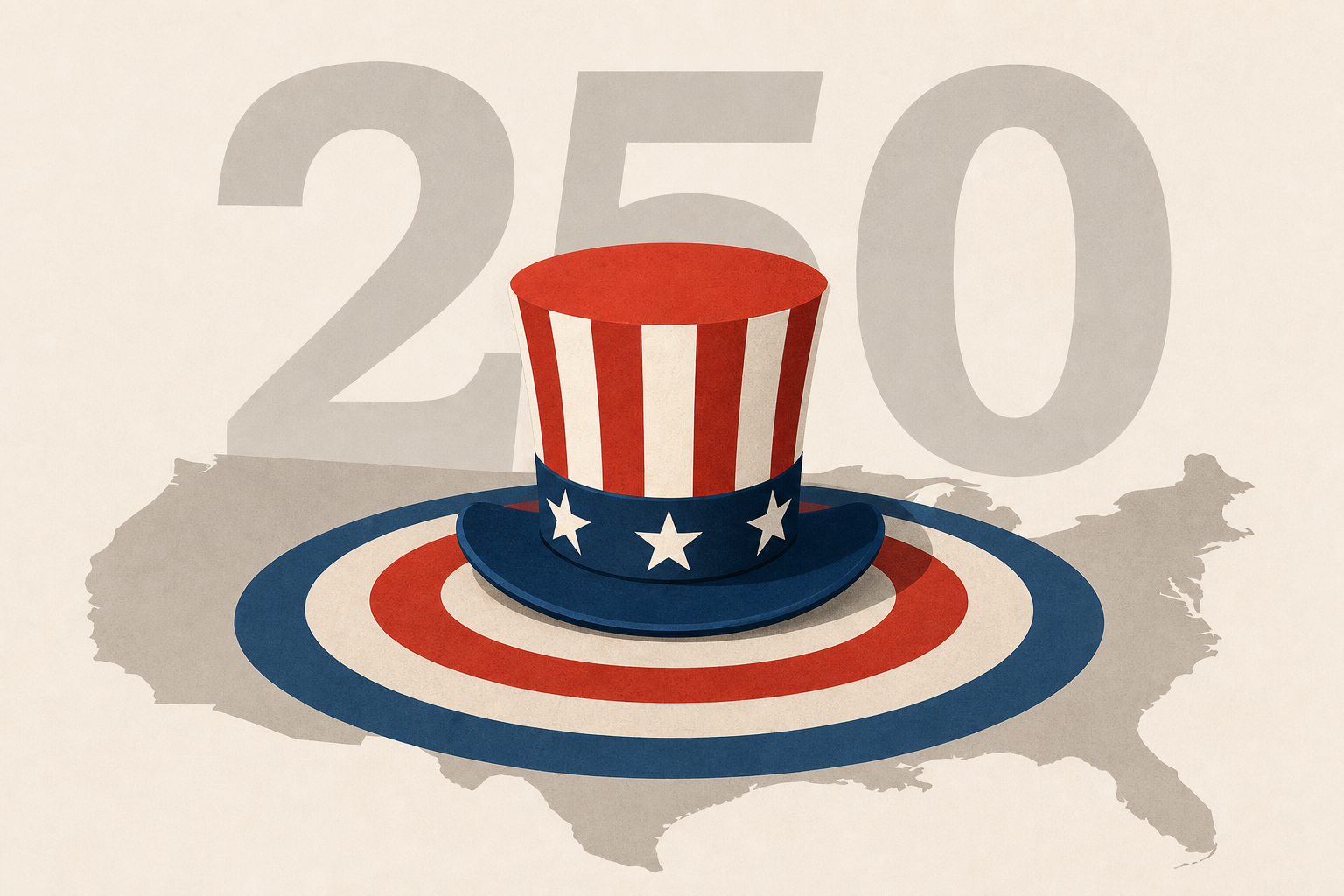How Trump Put Himself in the Middle of America’s 250th