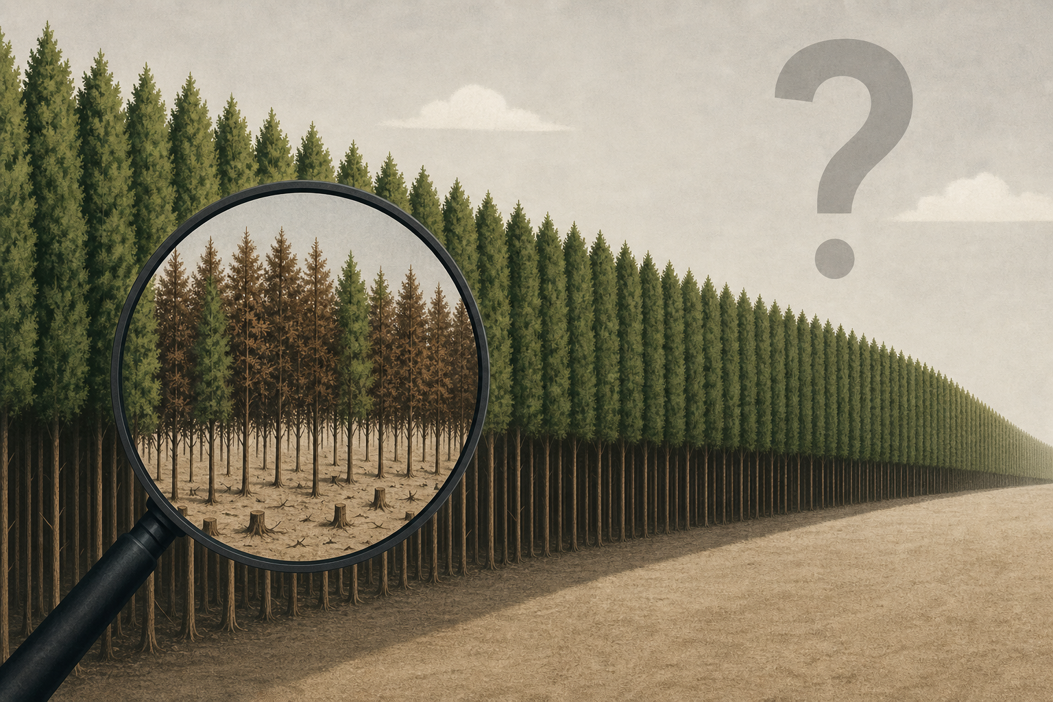 Something Weird Is Going on With the 66 Billion Trees China Planted in a Huge Wall