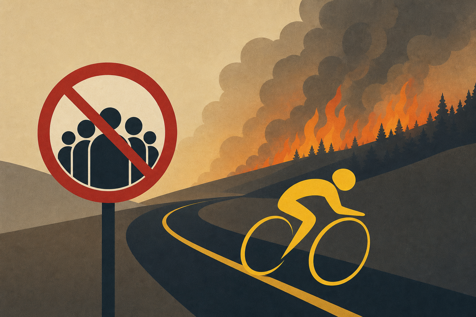 UPDATE: Stage 3 of 2026 Tour de France to go ahead without spectators as wildfire emergency forces major restrictions