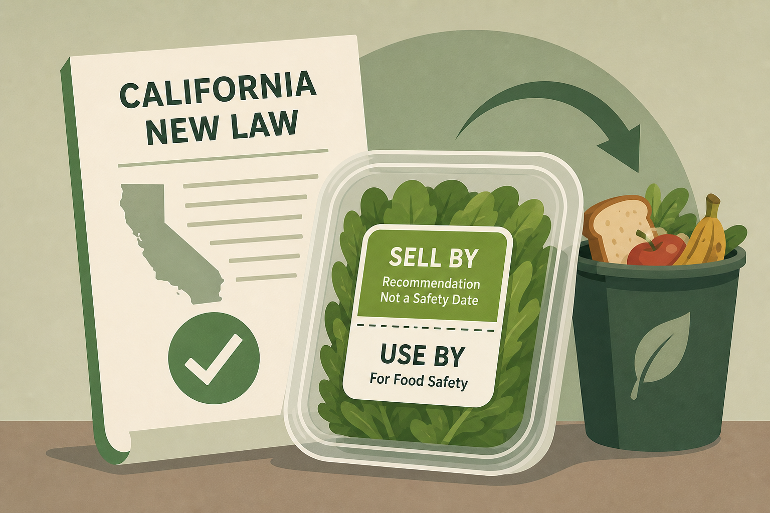 A new law in California will clarify 'sell by' dates to reduce food waste