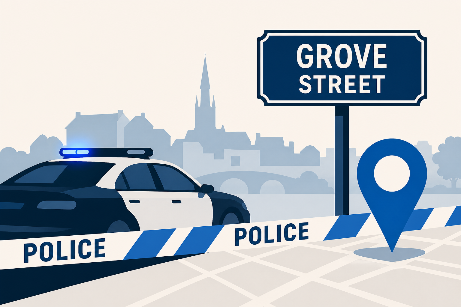 Large police presence on Grove Street in Peterborough