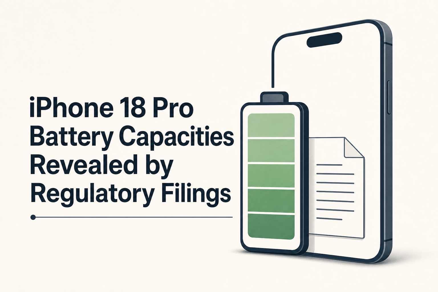 iPhone 18 Pro Battery Capacities Revealed by Regulatory Filings