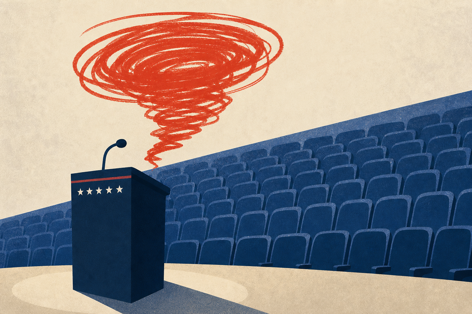 Trump Spirals Over Crowd Size After Delivering Speech to Empty Seats