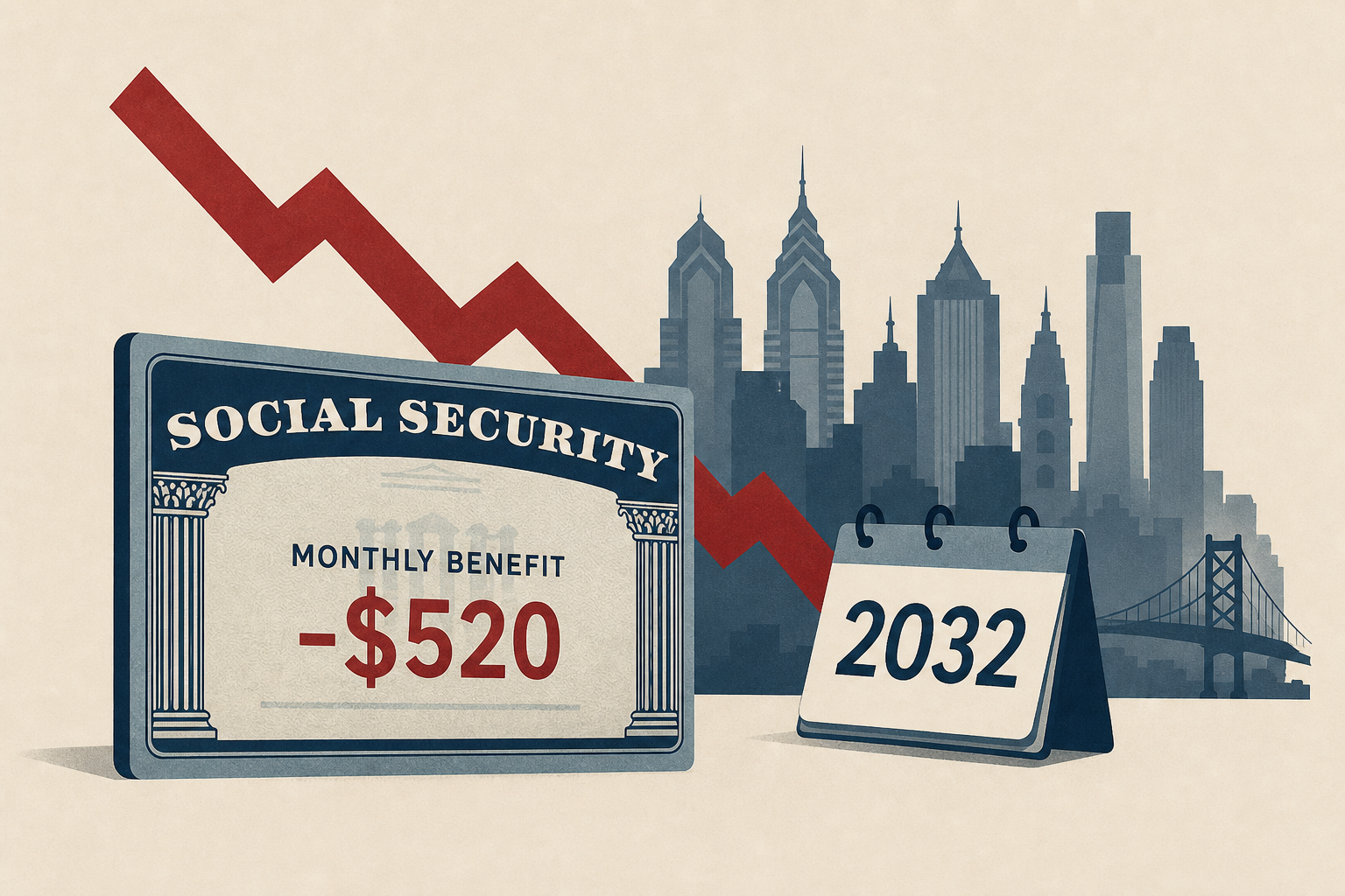 Philadelphians on Social Security could face monthly cuts of $520 by 2032