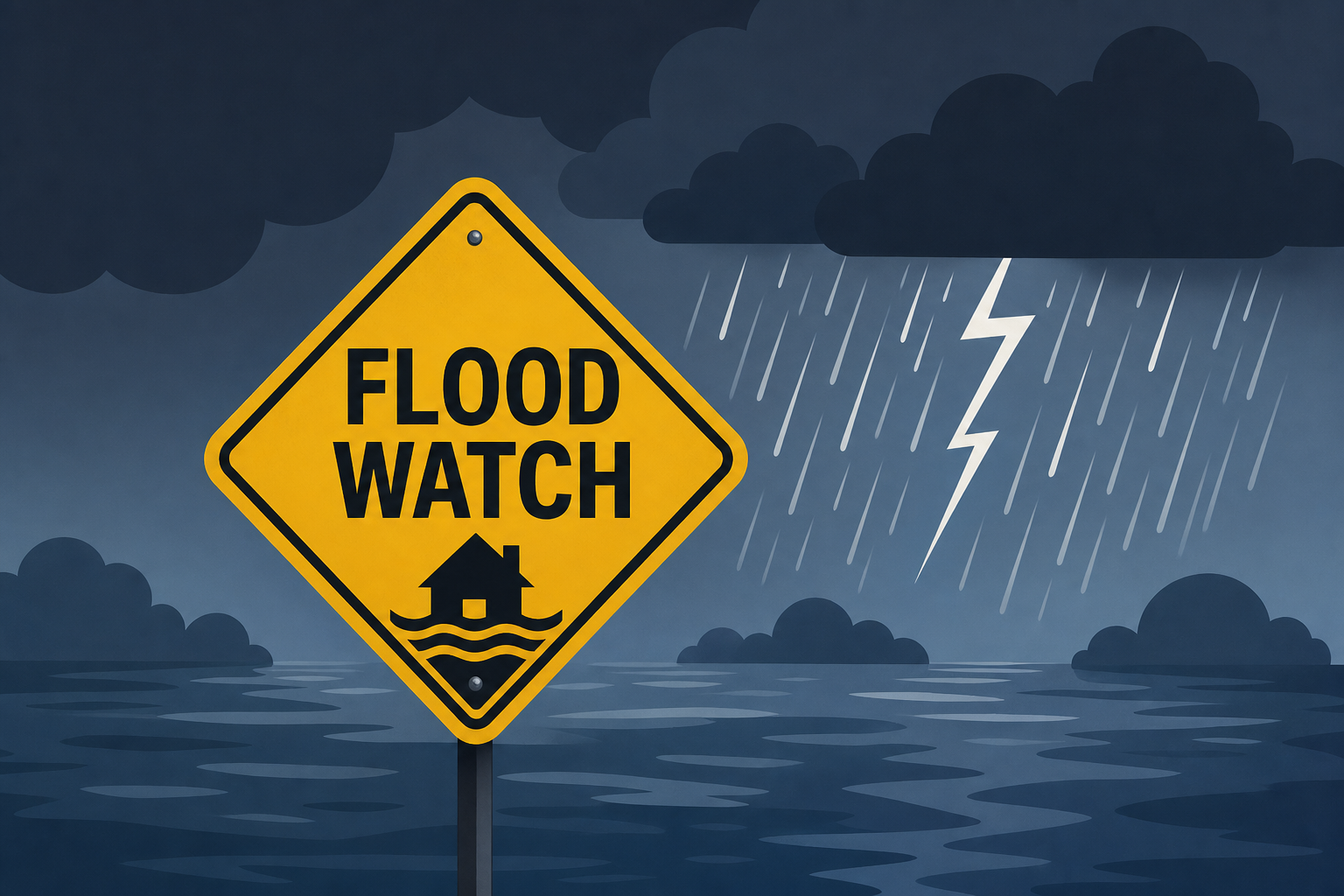 July 6 Flood Watch For More Locally Heavy Thunderstorms To Form