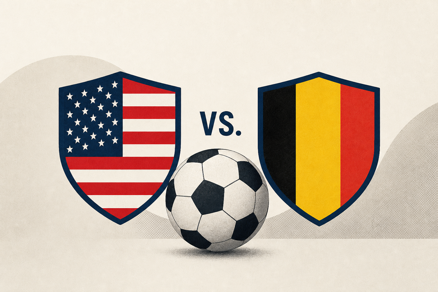 The U.S. faces Belgium in the World Cup Round of 16 : NPR