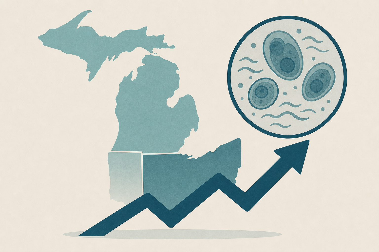 Experts say Cyclosporiasis cases continue to climb across southeast Michigan, northwest Ohio
