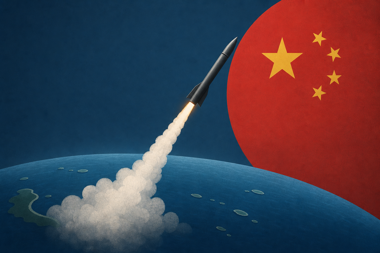 China test-launches a ballistic missile in the South Pacific