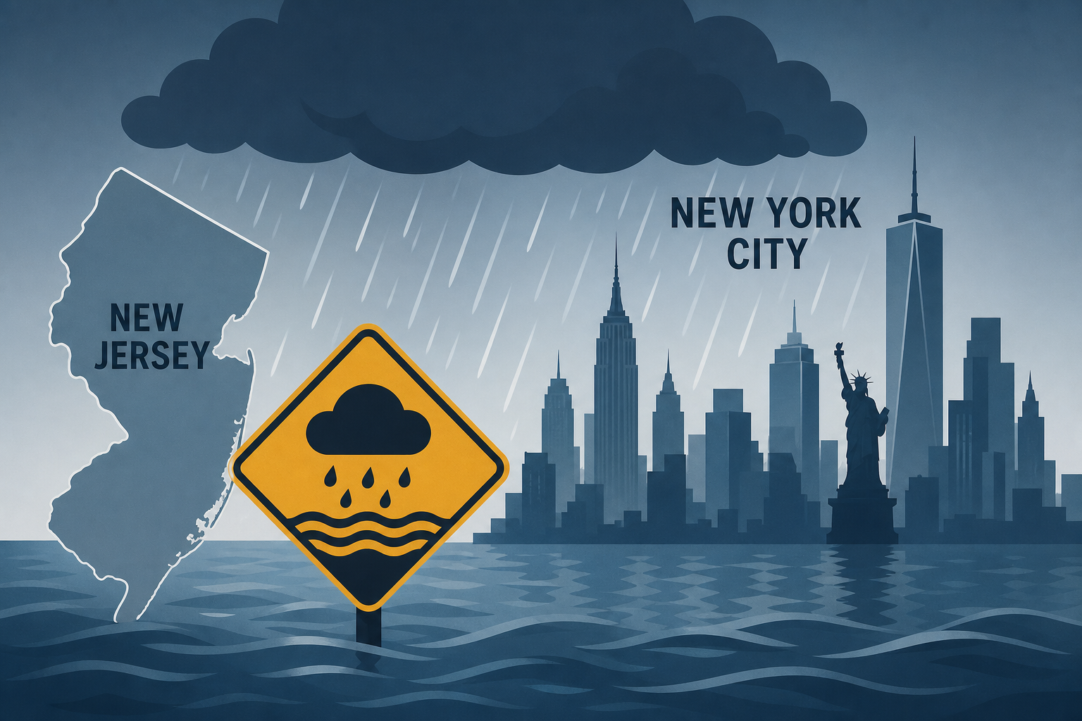 NYC and New Jersey Brace for Heavy Rain and Flooding: Latest Forecast