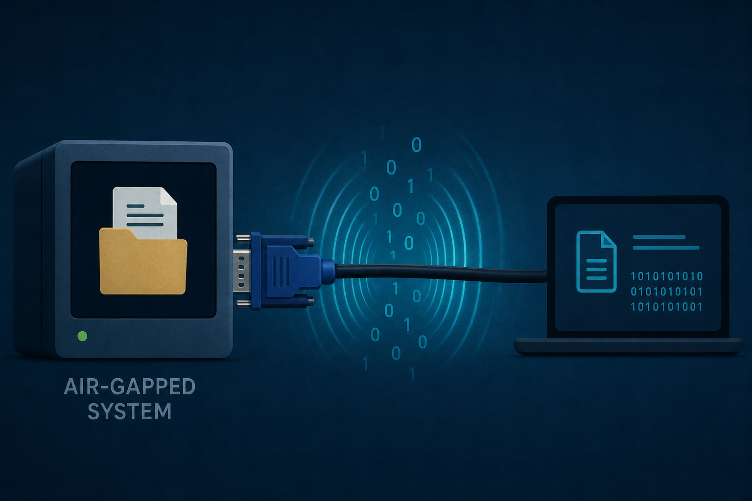 New TrojPix Attack Leaks Data From Air-Gapped Systems via Video Cable Emissions