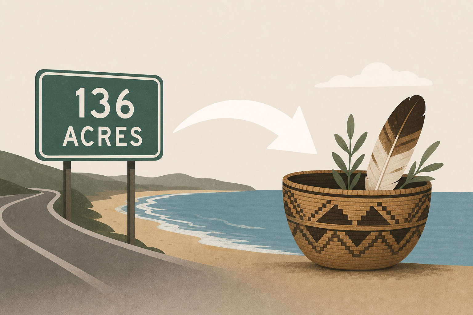 Caltrans transfers 136 acres of Blues Beach to Pomo Indian tribes