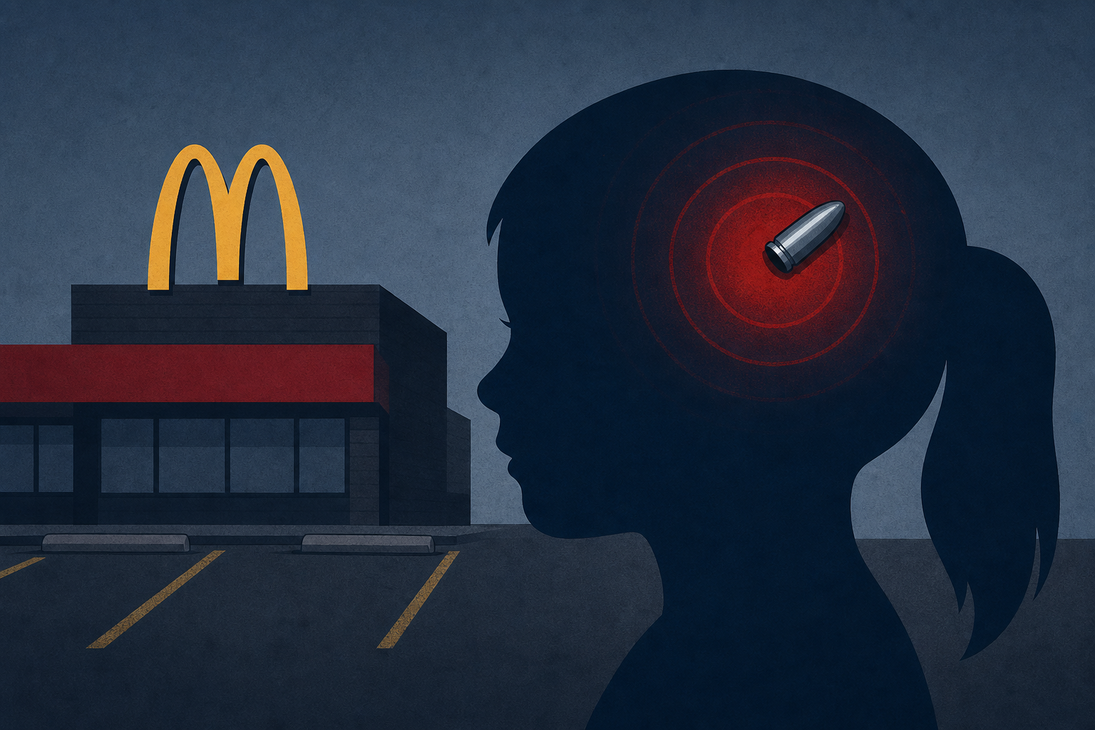 Bullet stuck in head of Florida girl after stray gunfire rips through McDonald's parking lot