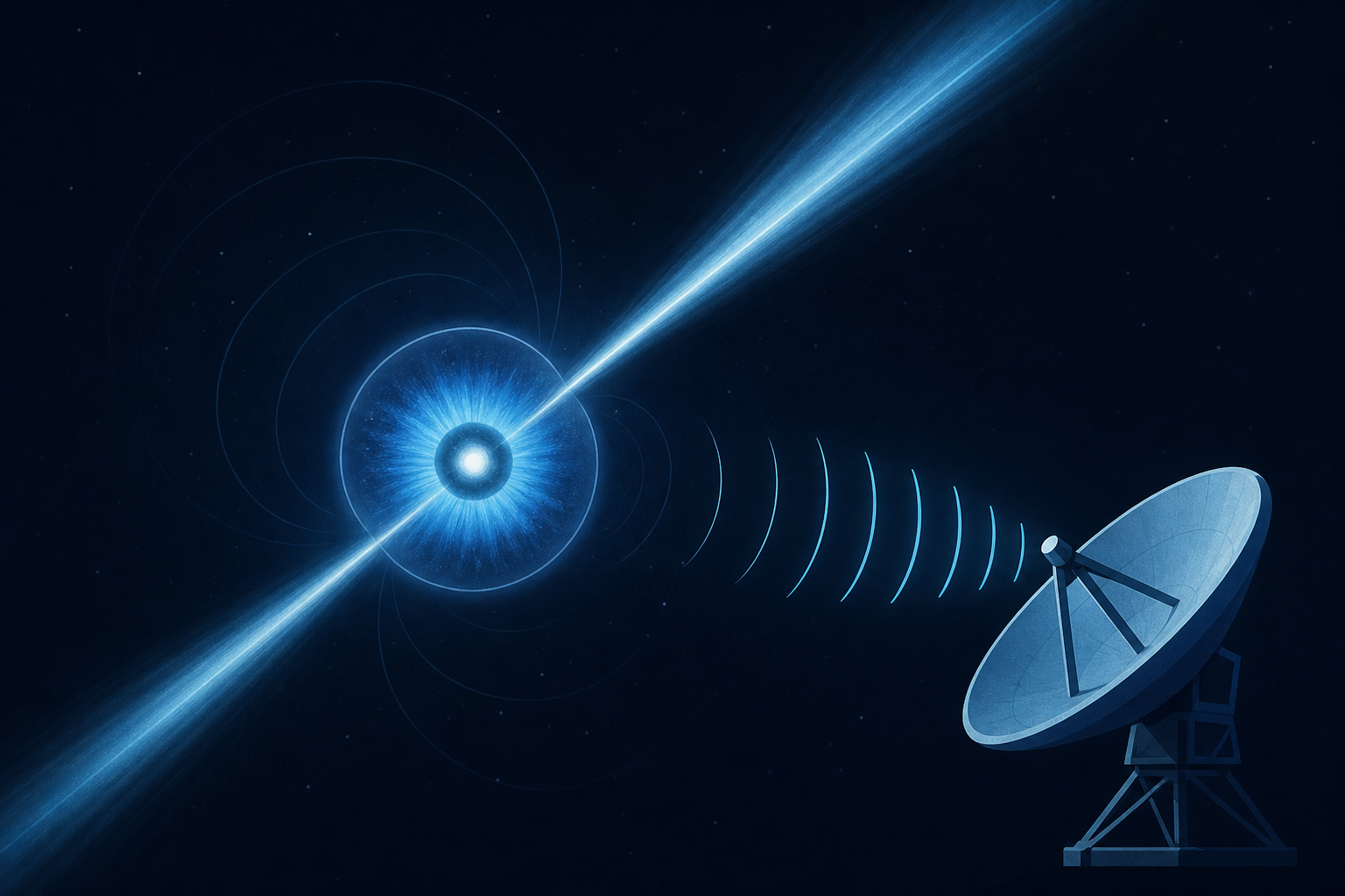 Astronomers discover radio signals coming from rare 'Blue Eye Pulsar' after decades of silence