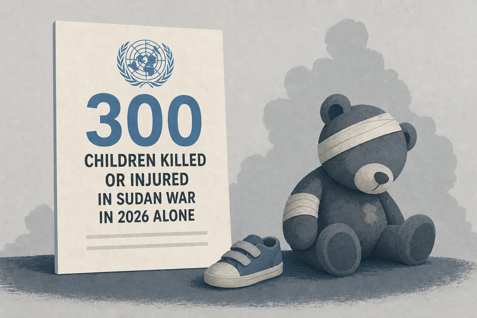 UN reports 300 children killed or injured in Sudan war in 2026 alone