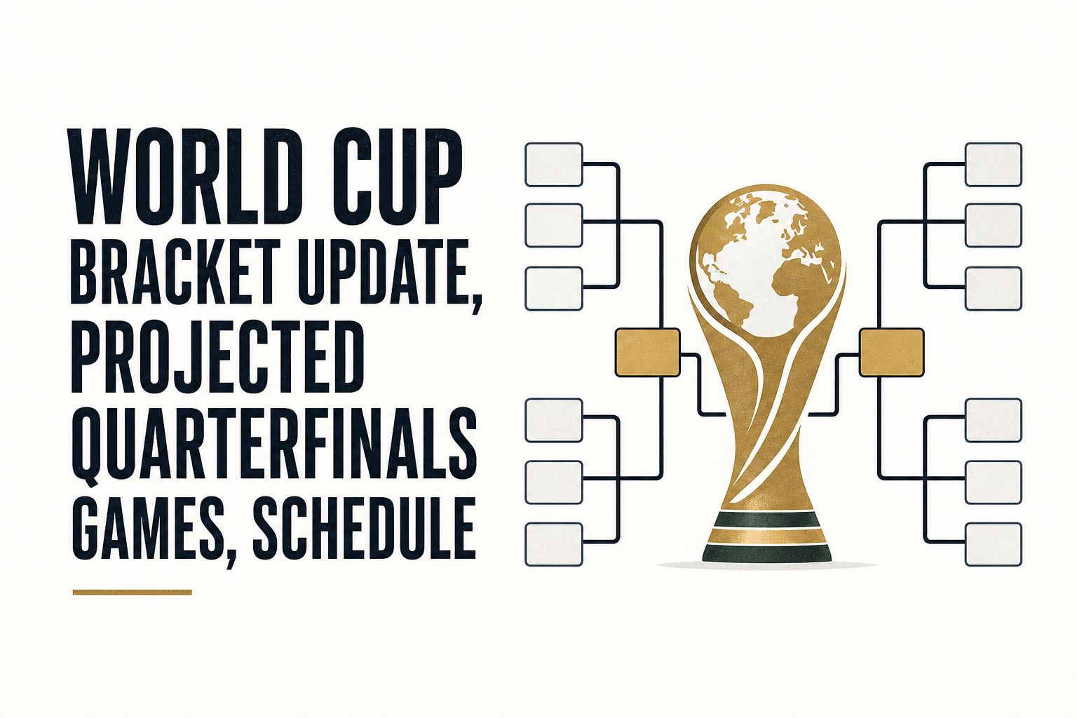 World Cup bracket update, projected quarterfinals games, schedule