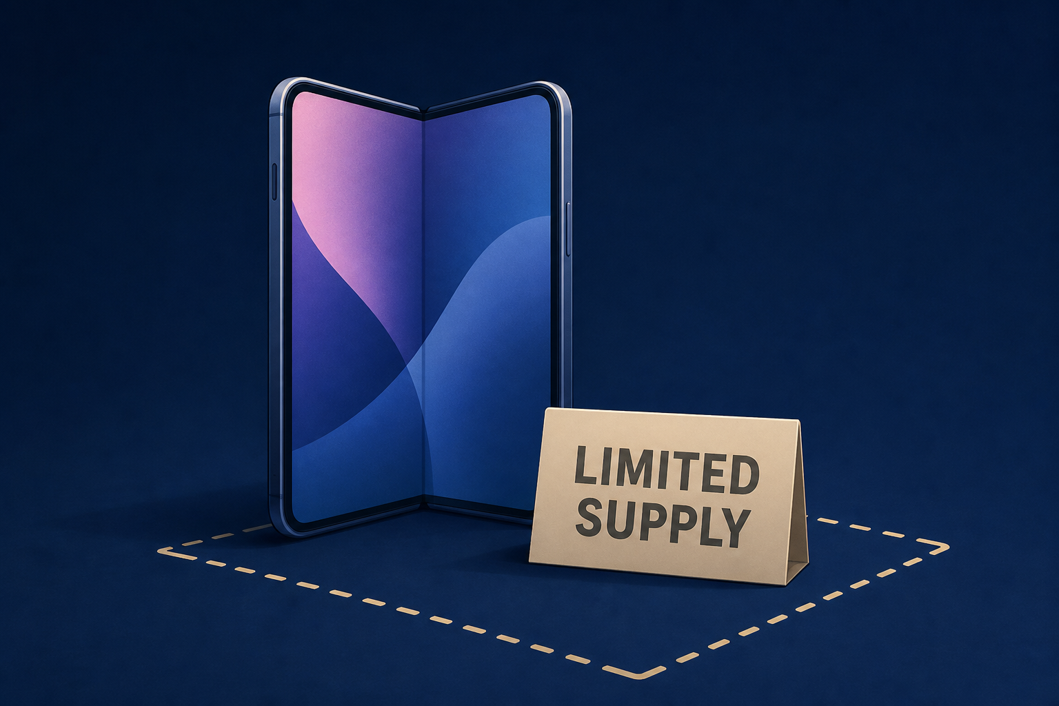 The foldable iPhone may be in short supply upon release