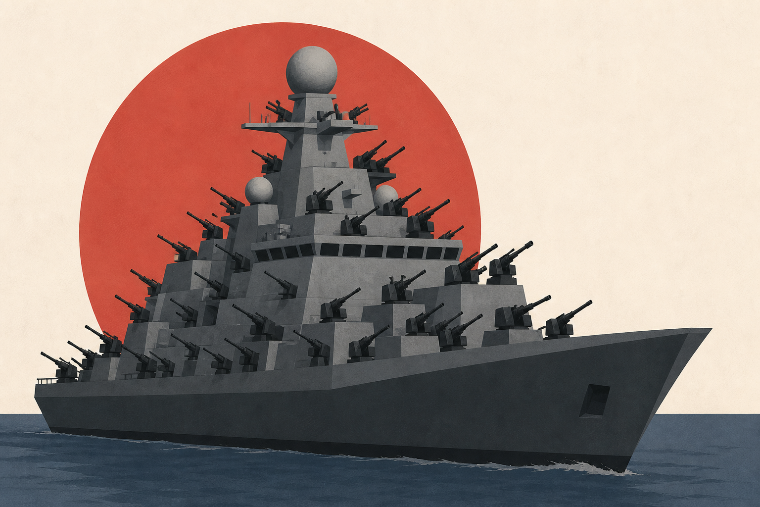 North Korea's Frigate Bristles With A Comical Number Of Machine Guns