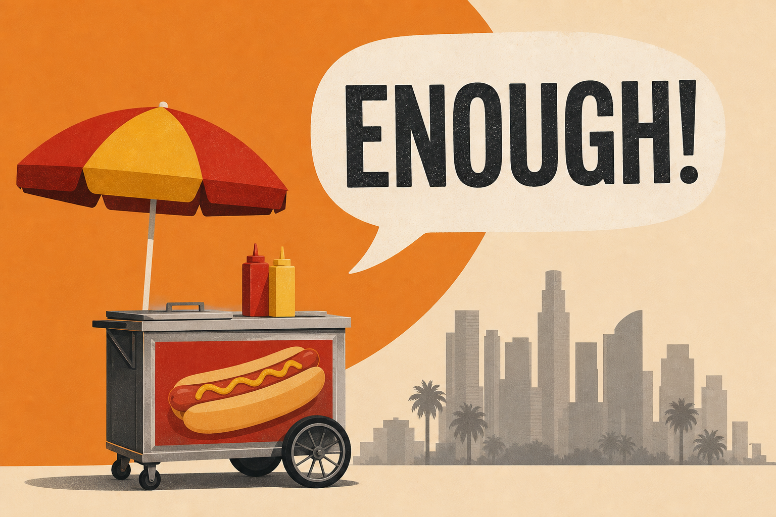 'Enough!': Hot dog vendor who was attacked in downtown L.A. speaks out