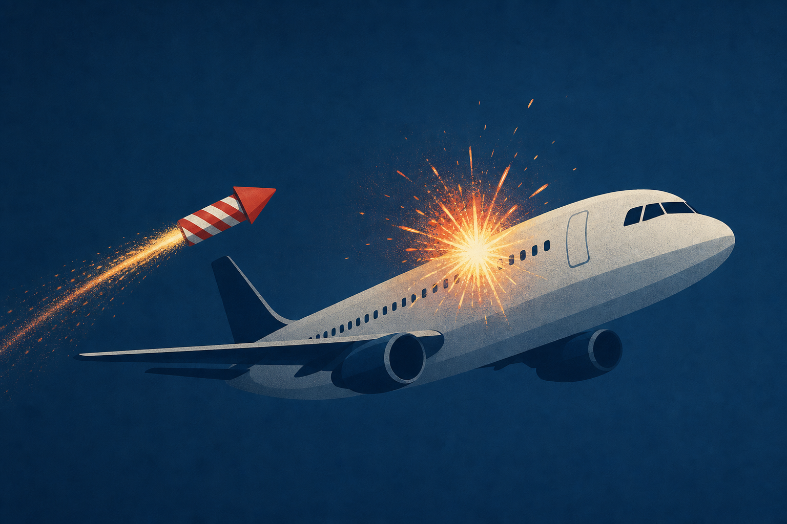 'We Just Had a Firework Hit Our Plane'