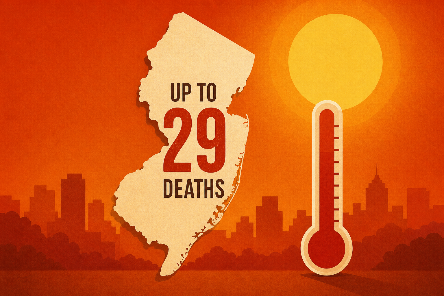 Death Toll From Oppressive Heat in New Jersey May Be as High as 29