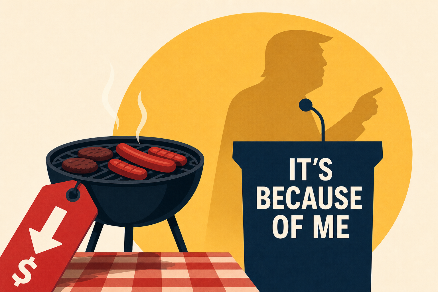 Walmart is lowering prices on summer BBQ items. Trump says it’s because of him