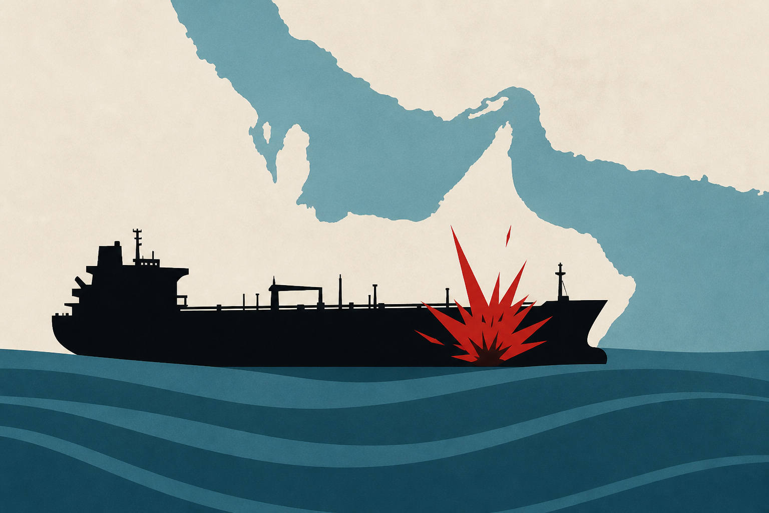 Oil tanker struck in Strait of Hormuz, UK says
